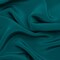 1 Yard Deep Teal Silk Crepe Fabric Premium Four Ply for Sewing Projects, 44 Inches Width